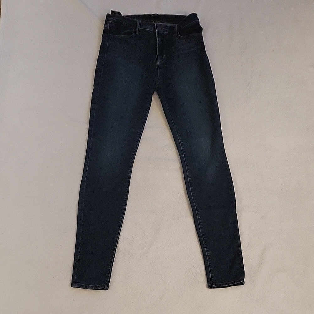 J Brand Blue Skinny Jeans with Tapered Fit